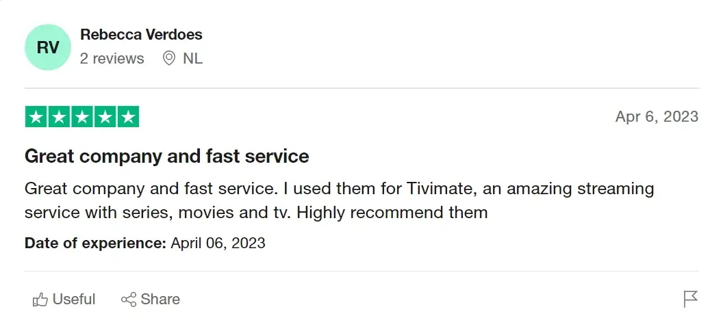 Customer Review 5